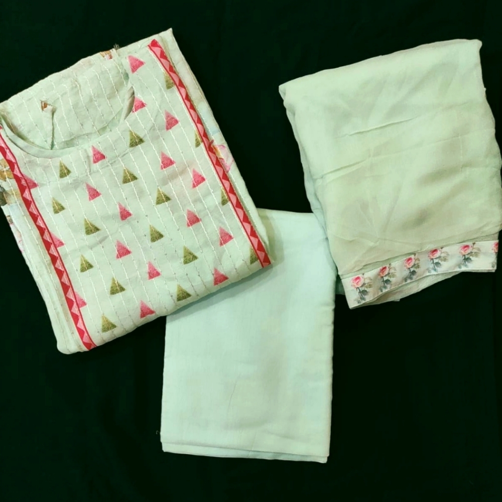 Unstitched suit set material - Picture 1 of 6